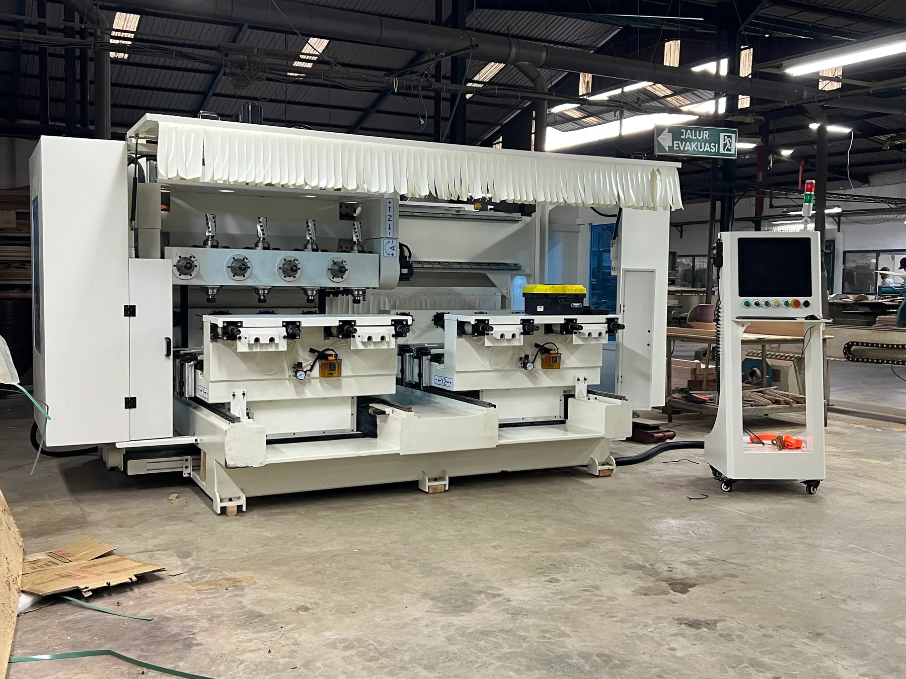 16-Head Machining Center installed for Danwood production